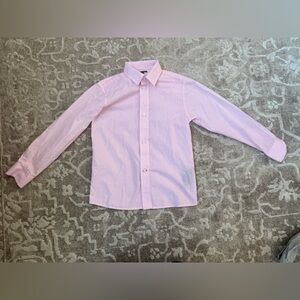 Boys Pink Tommy Hilifiger Button Down Size 7